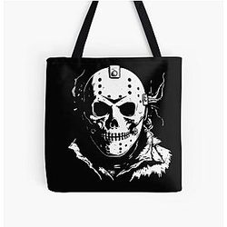 Jason Voorhees head All print Tote Bag