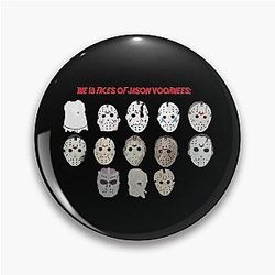 The 13 Faces of Jason Voorhees Pin
