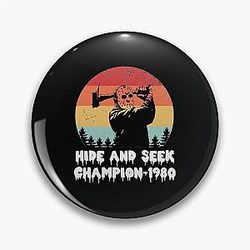 Hide and Seek Champion 1980 T-Shirt Perfect Gift Jason Voorhees Pin