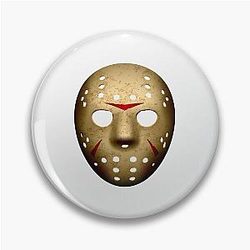 Jason Voorhees Mask Sticker Jason Voorhees Pin