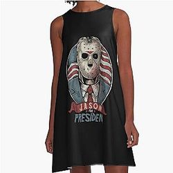Jason Voorhees Makes Friday Great Again Perfect Gift A-Line Dress