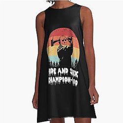Hide and Seek Champion 1980 T-Shirt Jason Voorhees A-Line Dress
