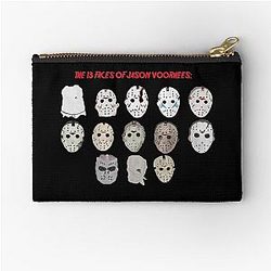 The 13 Faces of Jason Voorhees Zipper Pouch
