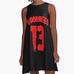 Jason Voorhees 13 Jersey - Horror Movie Perfect Gift A-Line Dress