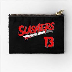 Jason Voorhees 13 Jersey Horror Movie Perfect Gift Jason Voorhees Zipper Pouch