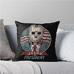 Jason Voorhees Makes Friday Great Again Perfect Gift Throw Pillow