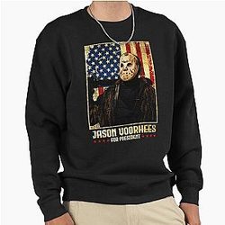 Jason Voorhees 24 For President 2024 Pullover Sweatshirt