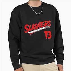 Slashers Voorhees 13 Jersey - Horror Movie Men's Perfect Gift Jason Voorhees Pullover Sweatshirt