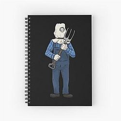 Sack Head Jason Perfect Gift Spiral Notebook