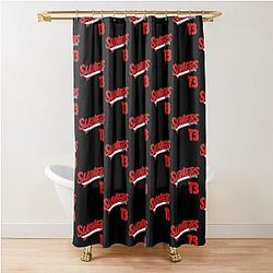 Slashers, 13 Jersey - Horror Movie Men's Perfect Gift Jason Voorhees gift Shower Curtain