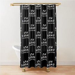 Spa Squad Shirt
Massage Therapist 
Spa Girls 
Spa Specialist 
Spa Birthday 
Spa Party Shirt
Spa Day Shirt
Spa Gift Black 
Shower Curtain