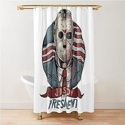 Jason Voorhees Makes Friday Great Again Shower Curtain