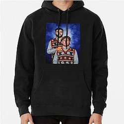 Jaxson Dart NY Football Vintage Christmas Portrait Pullover Hoodie Vest