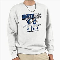 Skattebros Jaxson Dart and Cam Skattebo New York Giants Pullover Sweatshirt