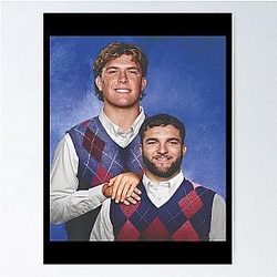 New York Football Jaxson Dart Cam Skattebo Step Brother Poster
