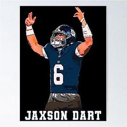 Jaxson Dart Celebration Poster