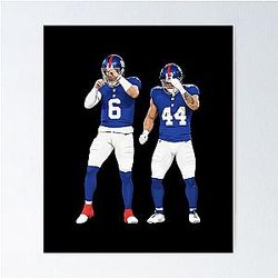 Jaxson Dart New York Football Fans Poster