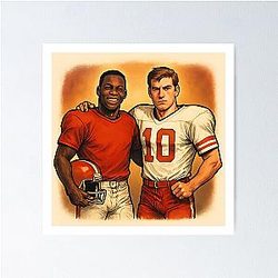 Jaxson Dart & Cam Skattebo Family Portrait