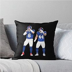 Jaxson Dart Skattebo Throw Pillow