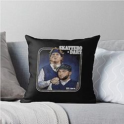 Cam Skattebo Jaxson Dart New York Step Brothers Throw Pillow