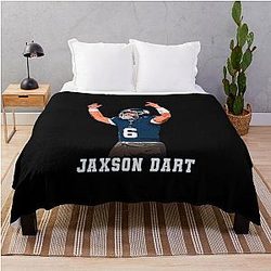 Jaxson Dart Celebration Throw Blanket