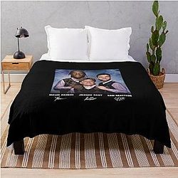 Jaxson Dart Cam Skattebo Malik Nabers Football Shirt, New York Step Brothers Throw Blanket