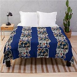Jaxson Dart New York Giants Blanket