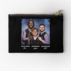 Jaxson Dart Cam Malik Nabers Football Shirt, New York Step Bros Zipper Pouch