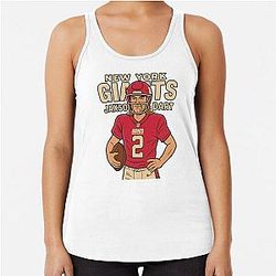 Jaxson Dart represents New York Racerback Tank Top