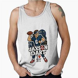 Jaxson Dart New York Giants Tank Top
