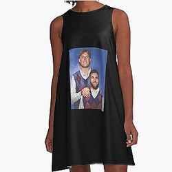 New York Football Jaxson Dart, Cam Associate A-Line Dress