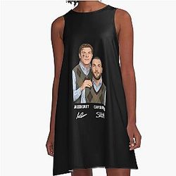 Jaxson Dart & Cam Skattebo Step Brother Vintage A-Line Dress