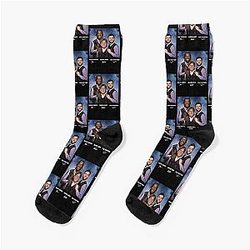 Jaxson Dart Cam Skattebo Malik Nabers Football Shirt, New York Socks