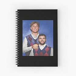 New York Football with Jaxson Dart, Cam Skattebo Step Brother Notebook
