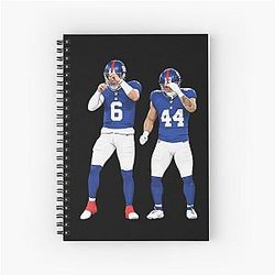 Jaxson Dart New York Football Fan Art Notebook