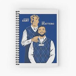 Jaxson Dart Cam New York Football Step Bros Meme Notebook
