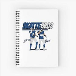 Skattebros Jaxson Dart Cam Skattebo New York Giants Notebook