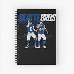 Skattebros Jaxson Dart Cam Giant Spiral Notebook