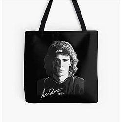 Vintage Jaxson Dart Signature All Over Print Tote Bag