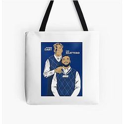 Jaxon Dart Cam Skattebo New York Football Step Bros Meme Tote Bag
