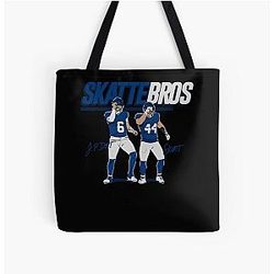 Skattebros Jaxson Dart Skattebo Giants Art All Over Print Tote Bag