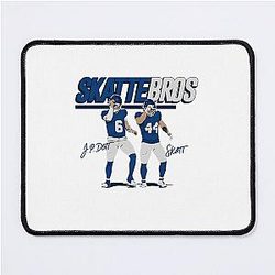 Jaxson Dart Cam Skattebo New York Giants Mouse Pad
