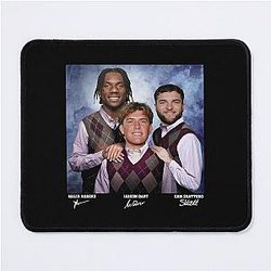 Jaxson Dart Cam Skattebo Malik Nabers Football Pad
