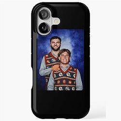 Jaxson Dart NY Football Vintage Christmas Portrait iPhone Case