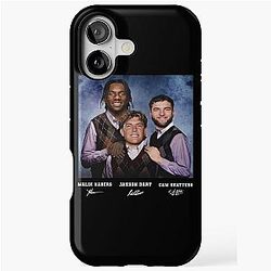 Jaxson Dart Cam Skattebo Malik Nabers Football Shirt New York Step Bros iPhone Tough Case