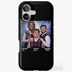 Jaxson Dart Cam Skattebo Malik Nabers Tough Football iPhone Case