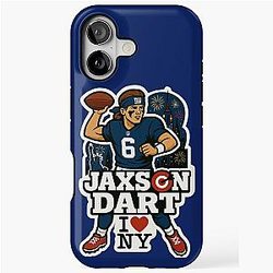 Jaxson Dart New York Giants Sticker Case