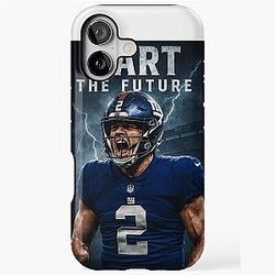 Jaxson Dart Football Sticker QB Energy Rebel Spirit Game Day Vibes iPhone Tough Case