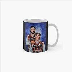 Jaxson Dart NY Football Vintage Christmas Portrait Classic Mug