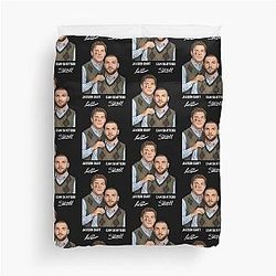 Jaxson Dart and Cam Skattebo Step Brothers Vintage Duvet Cover
